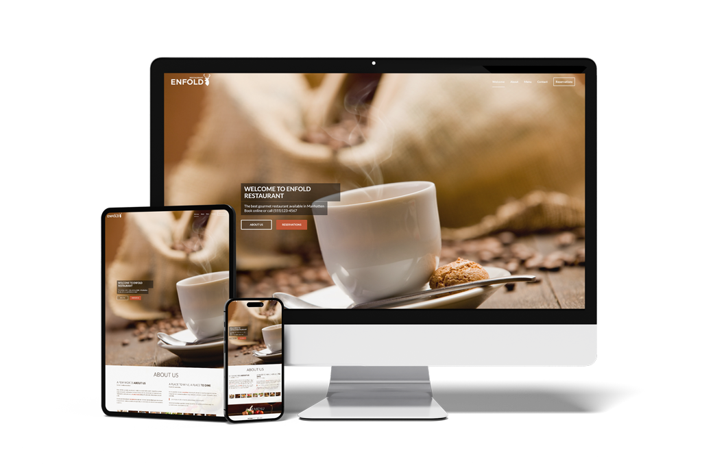 Onpage Designvorlage Coffee (Restaurant)