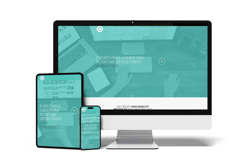 Multipage Designvorlage Startup - Web Business